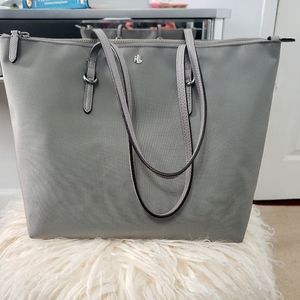 Ralph Lauren Nylon canvas tote handbag